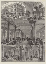 Neue Büros der Atlas Assurance Company in Cheapside